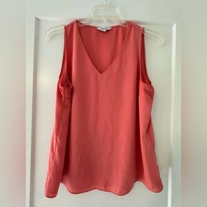 Nine West Orange Pink Sleeveless Tank Top